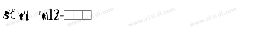 SEMI M12字体转换